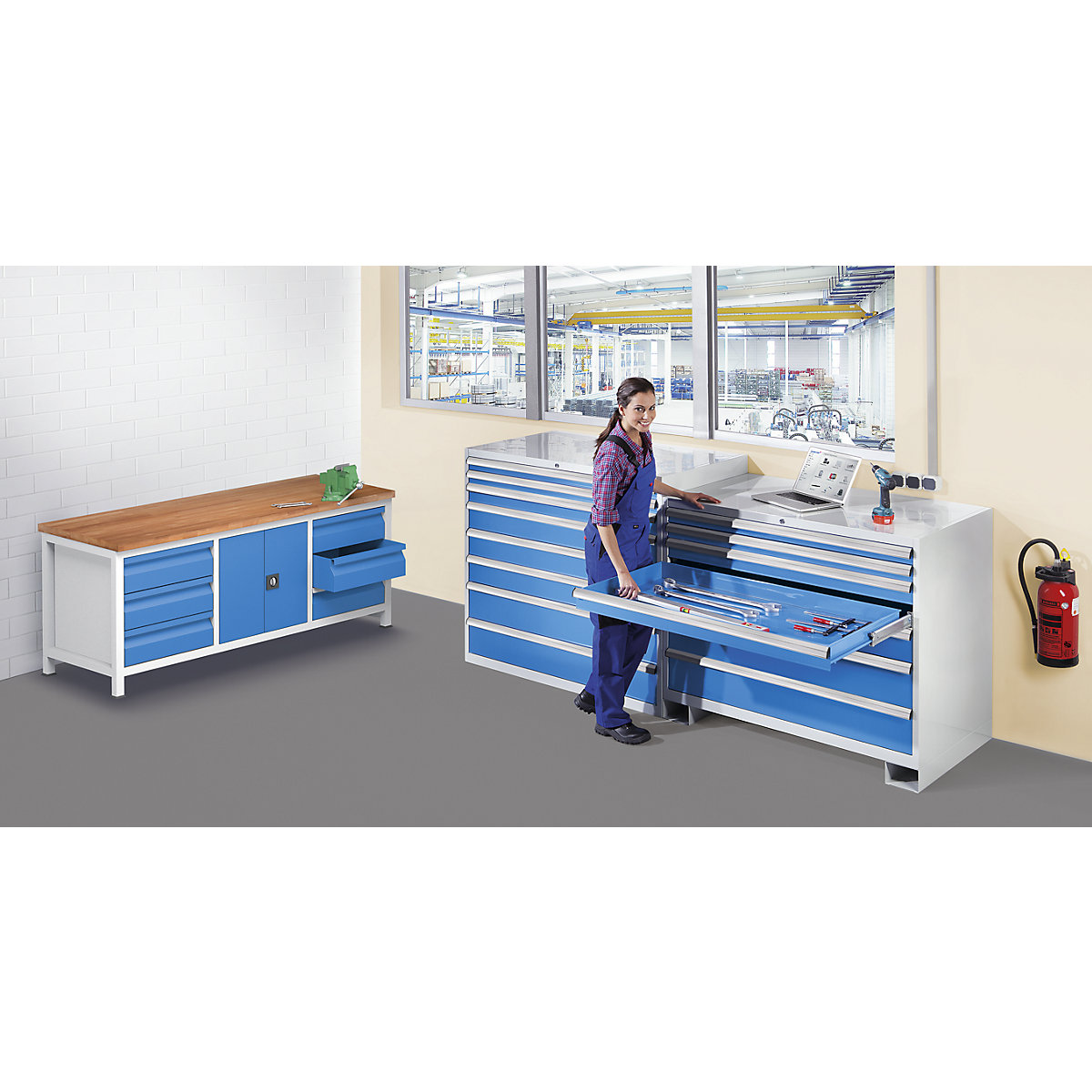 Schubladenschrank eurokraft pro (Produktabbildung 4)-3