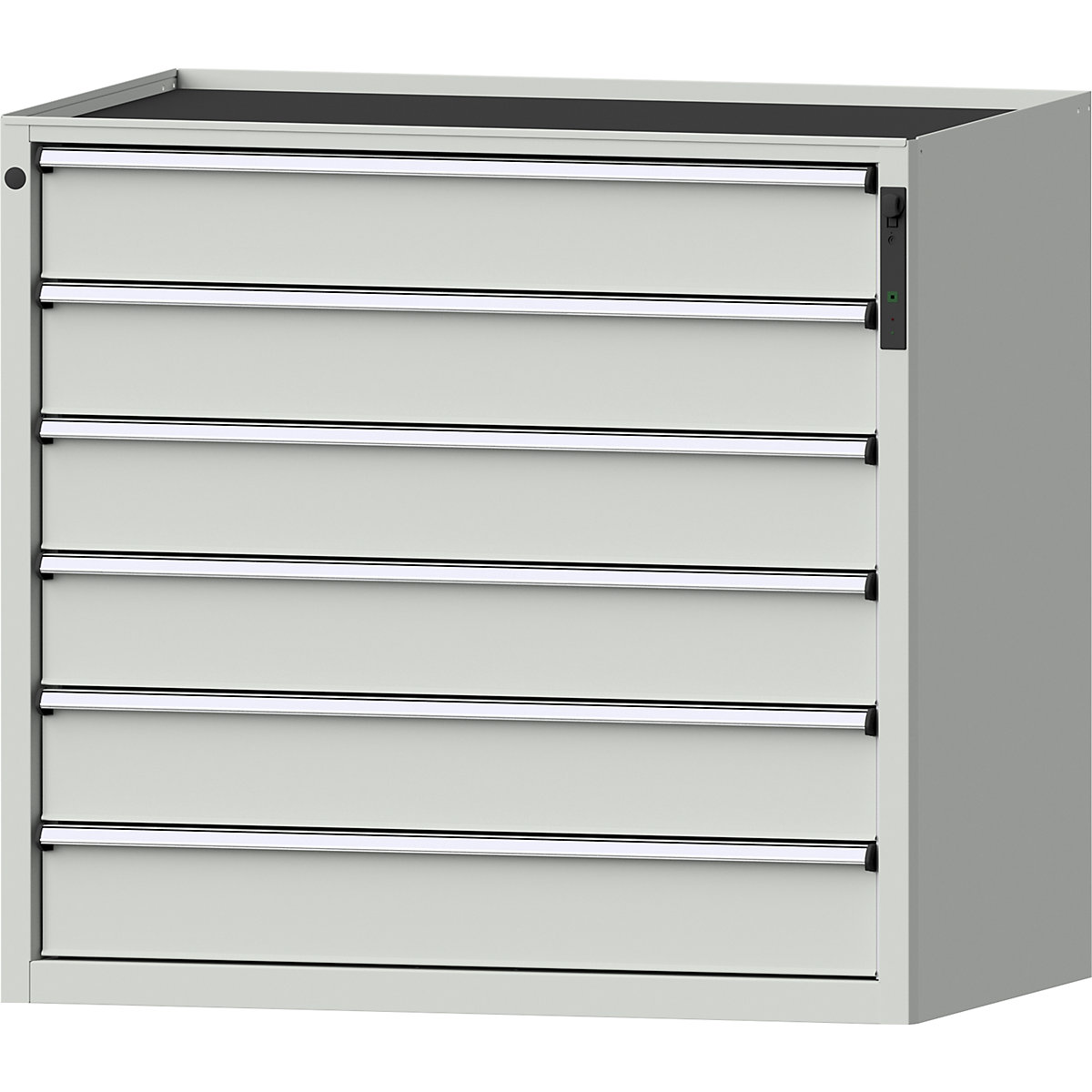ANKE Drawer Cabinet NFC Lock 6 Drawers Light Gray 3