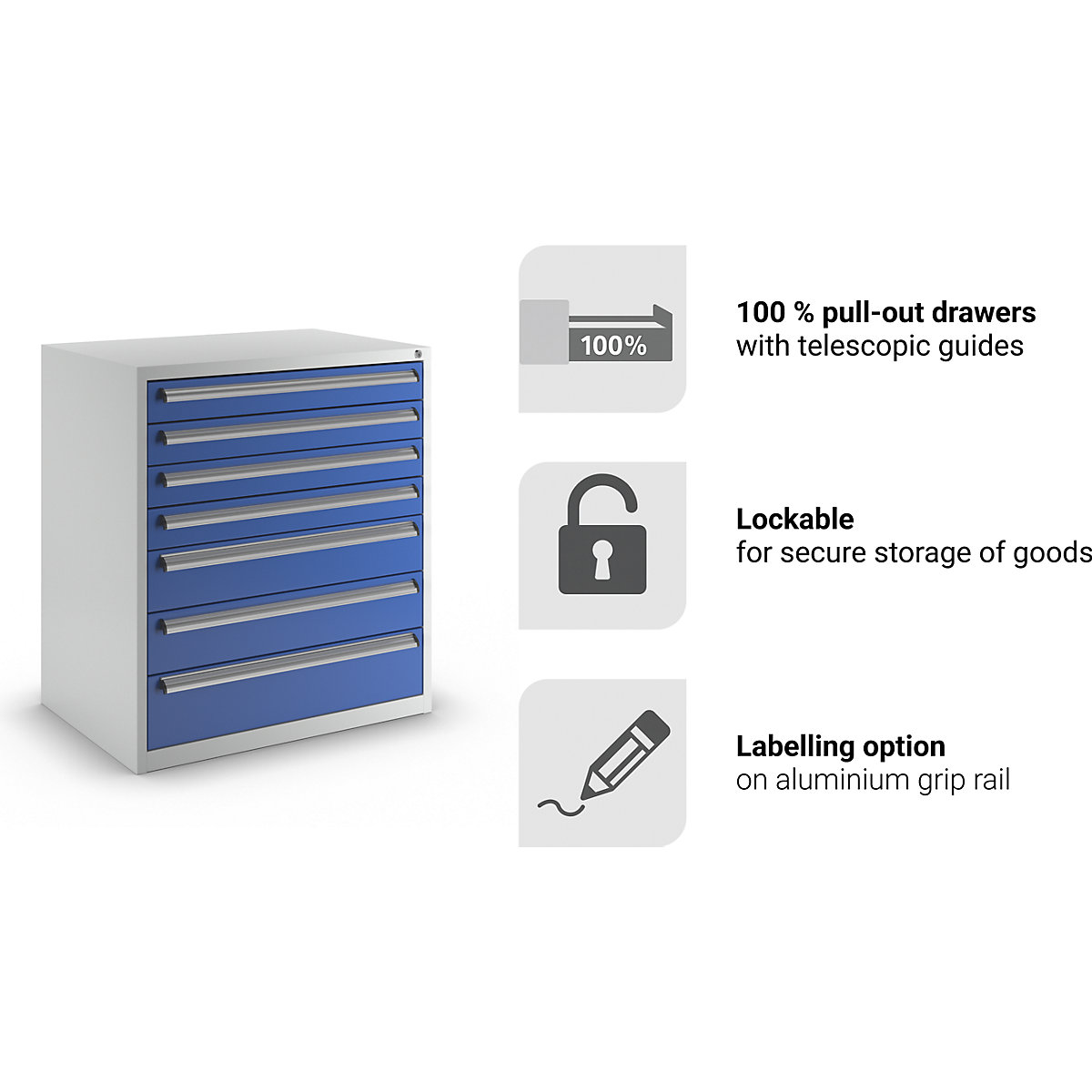 Werkzeugschrank eurokraft basic (Produktabbildung 13)-12