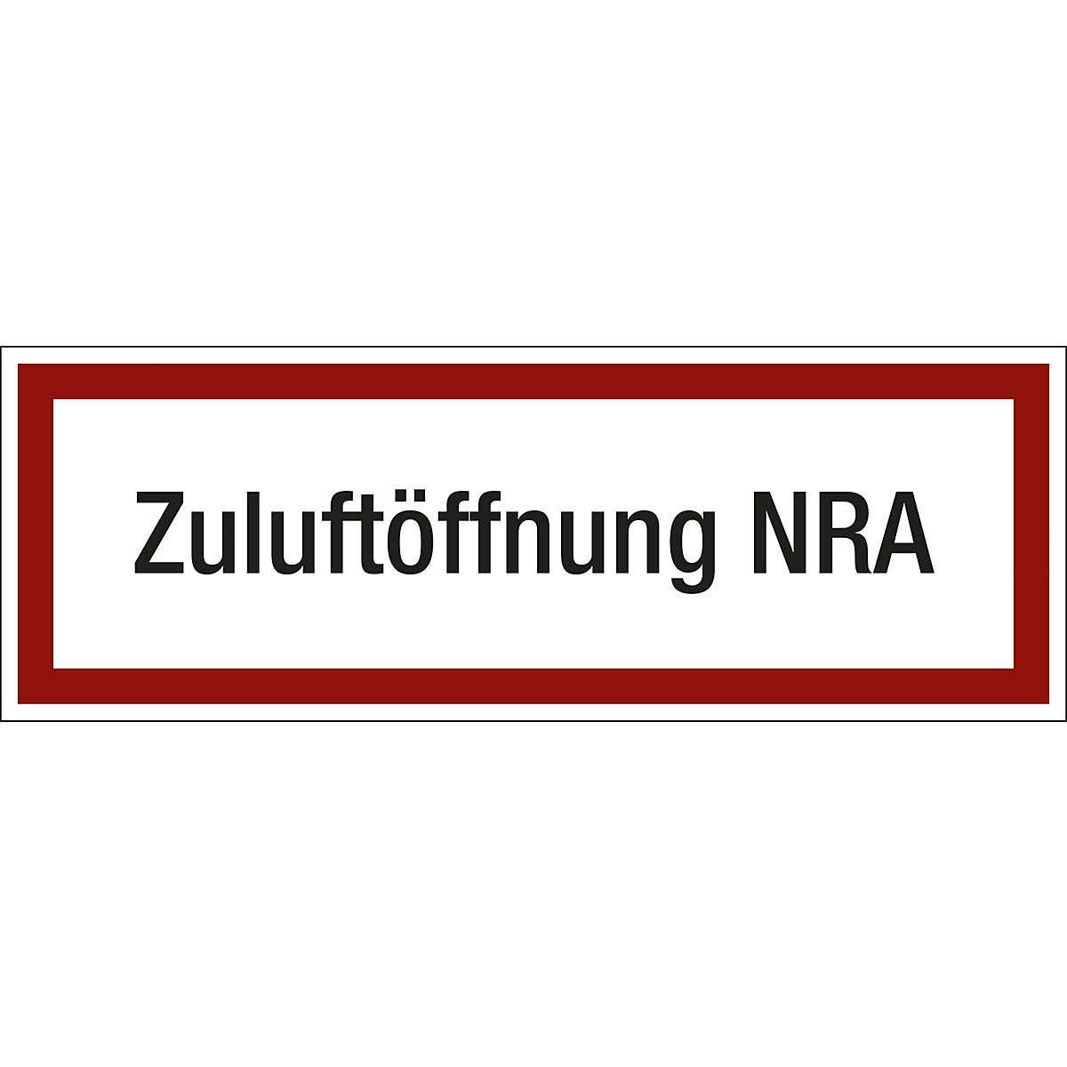 kaiserkert Panneau de sécurité incendie pour les pompiers, Ouverture d'air NRA, Feuille, 210x74 mm 2