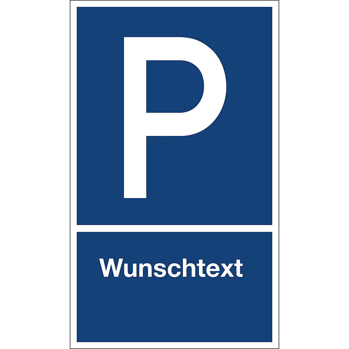 Parkplatzkennzeichen, Kunststoff