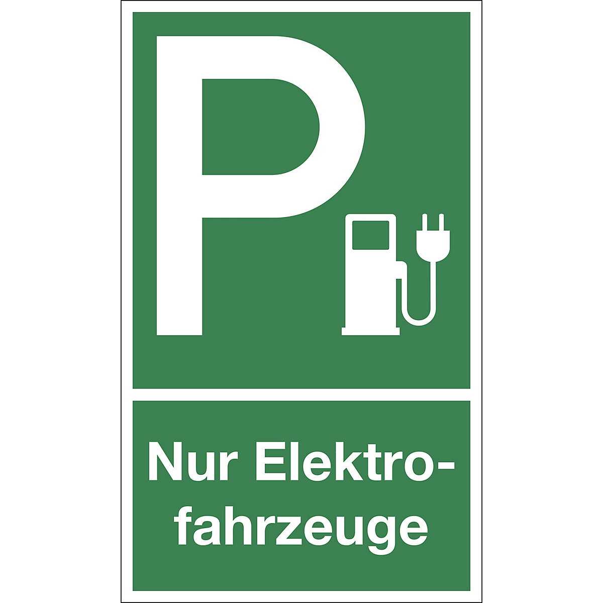 Parkplatzkennzeichen, Kunststoff
