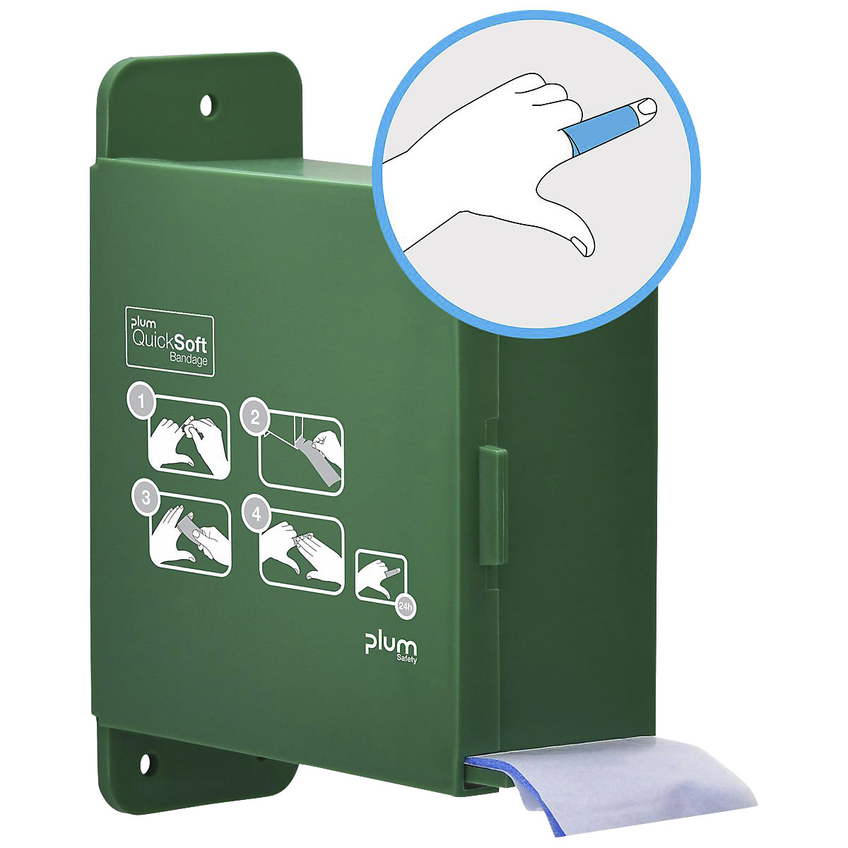 Bandagenspender QuickSoft mit 1 x Bandage plum (Produktabbildung 2)-1