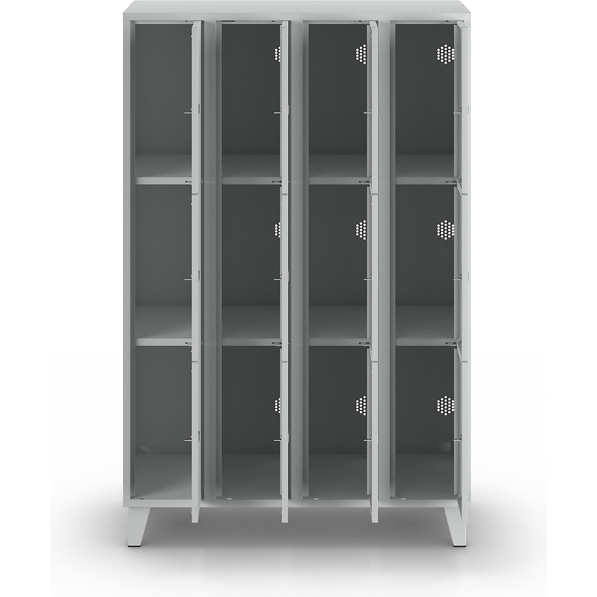 3er-Schließfachschrank München Wolf (Produktabbildung 3)-2