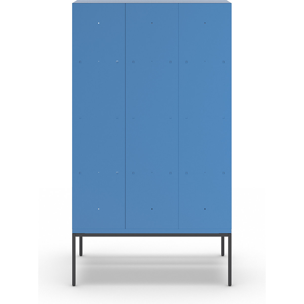 Doppelstock-Spind Berlin 2 Sitzbank Wolf (Produktabbildung 5)-4