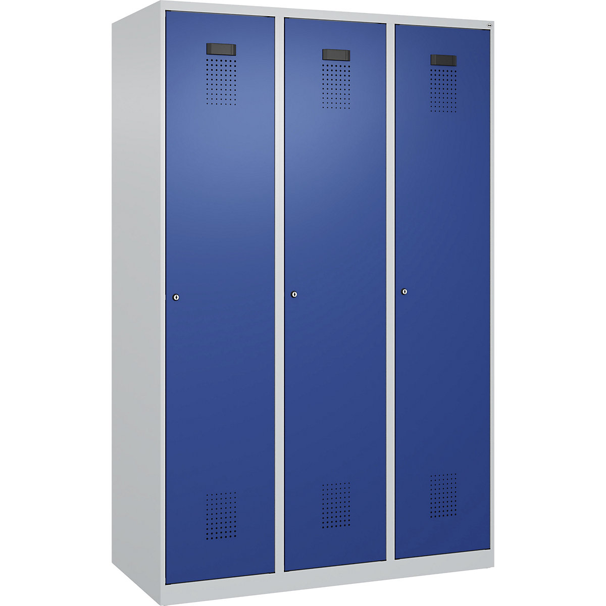 Schwarz-Weiß-Spind Evolo PLUS, schmal (Produktabbildung 2)-1