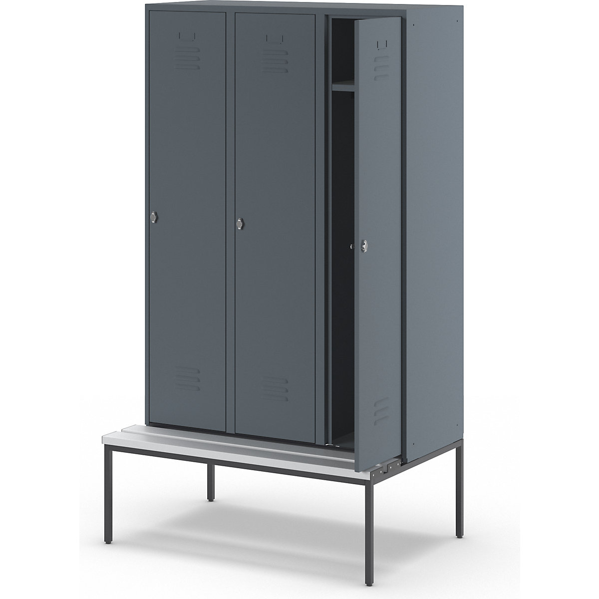 Spind Berlin 2 Sitzbank Wolf (Produktabbildung 8)-7