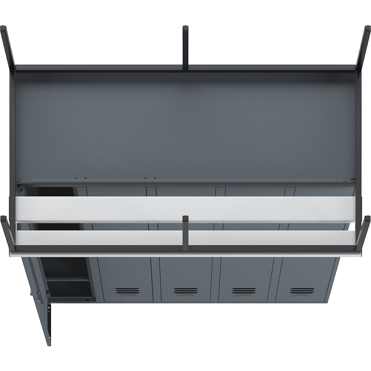 Spind Berlin 2 Sitzbank Wolf (Produktabbildung 7)-6