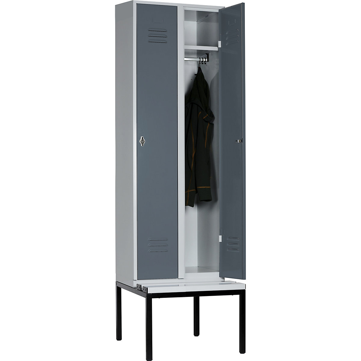 Spind Berlin 2 Sitzbank Wolf