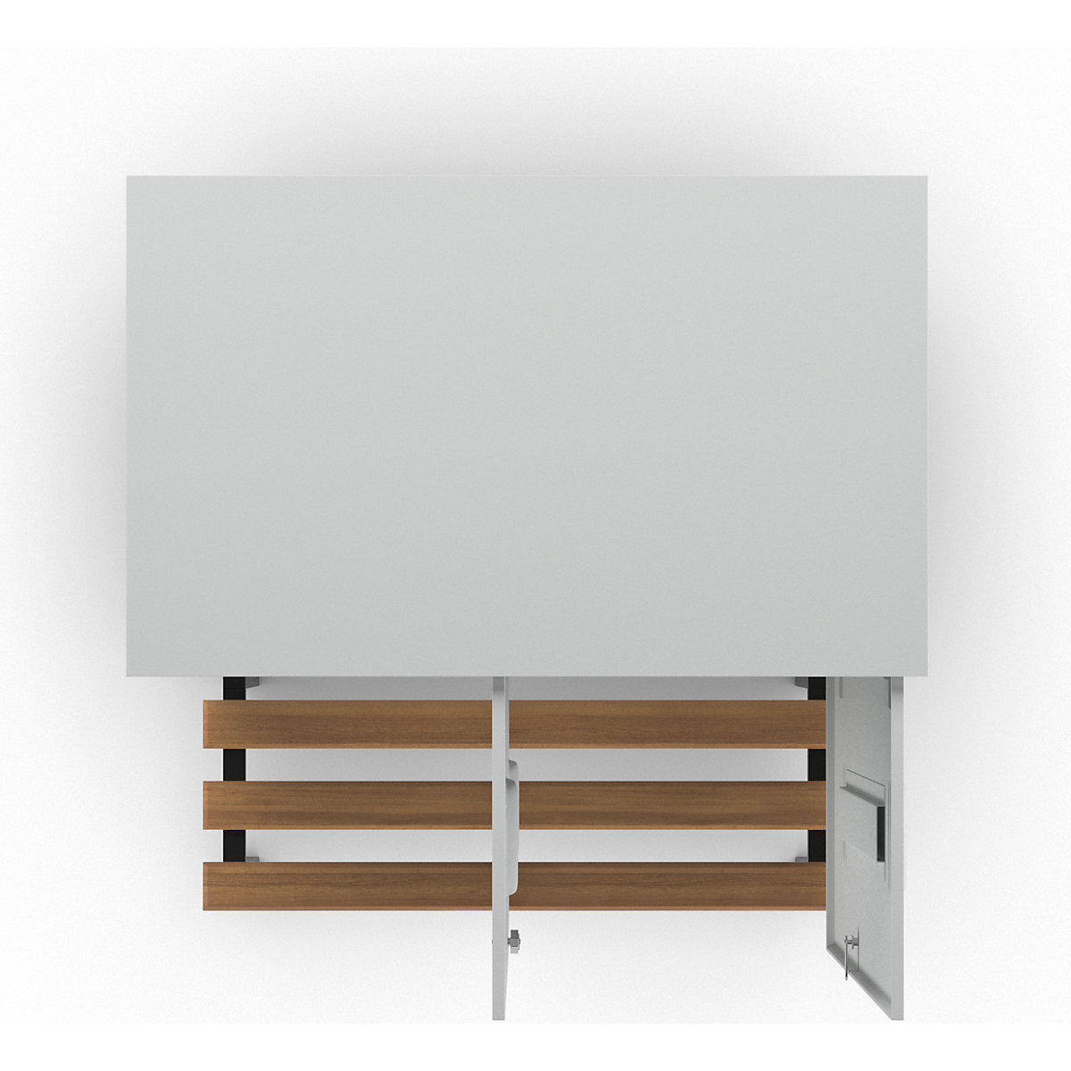 Spind Berlin 2 Sitzbank Wolf (Produktabbildung 6)-5