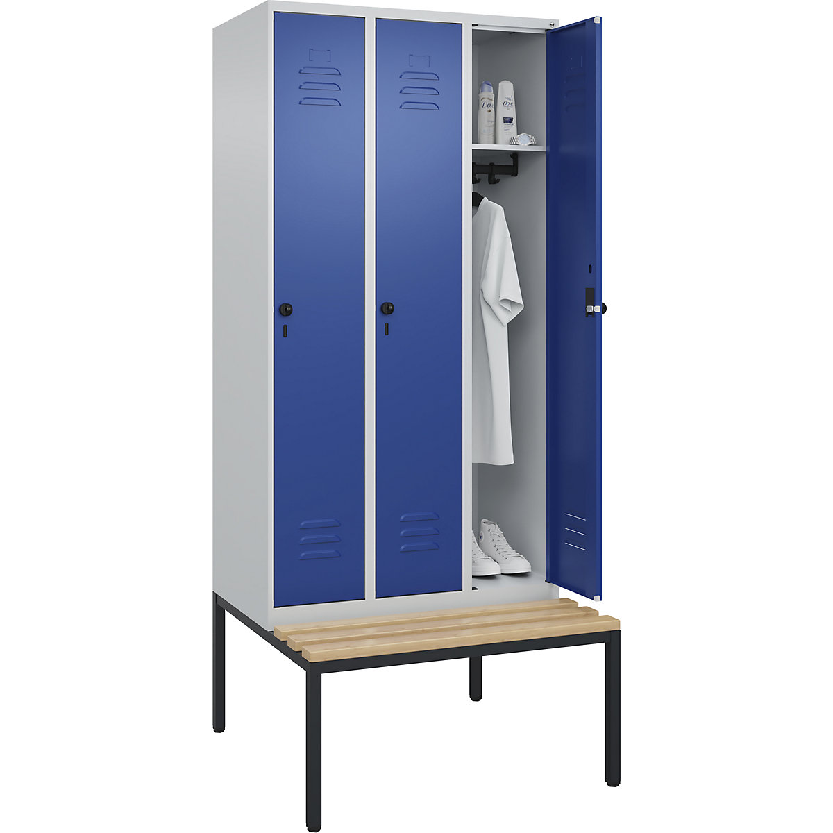 Spind Classic PLUS Sitzbank C+P