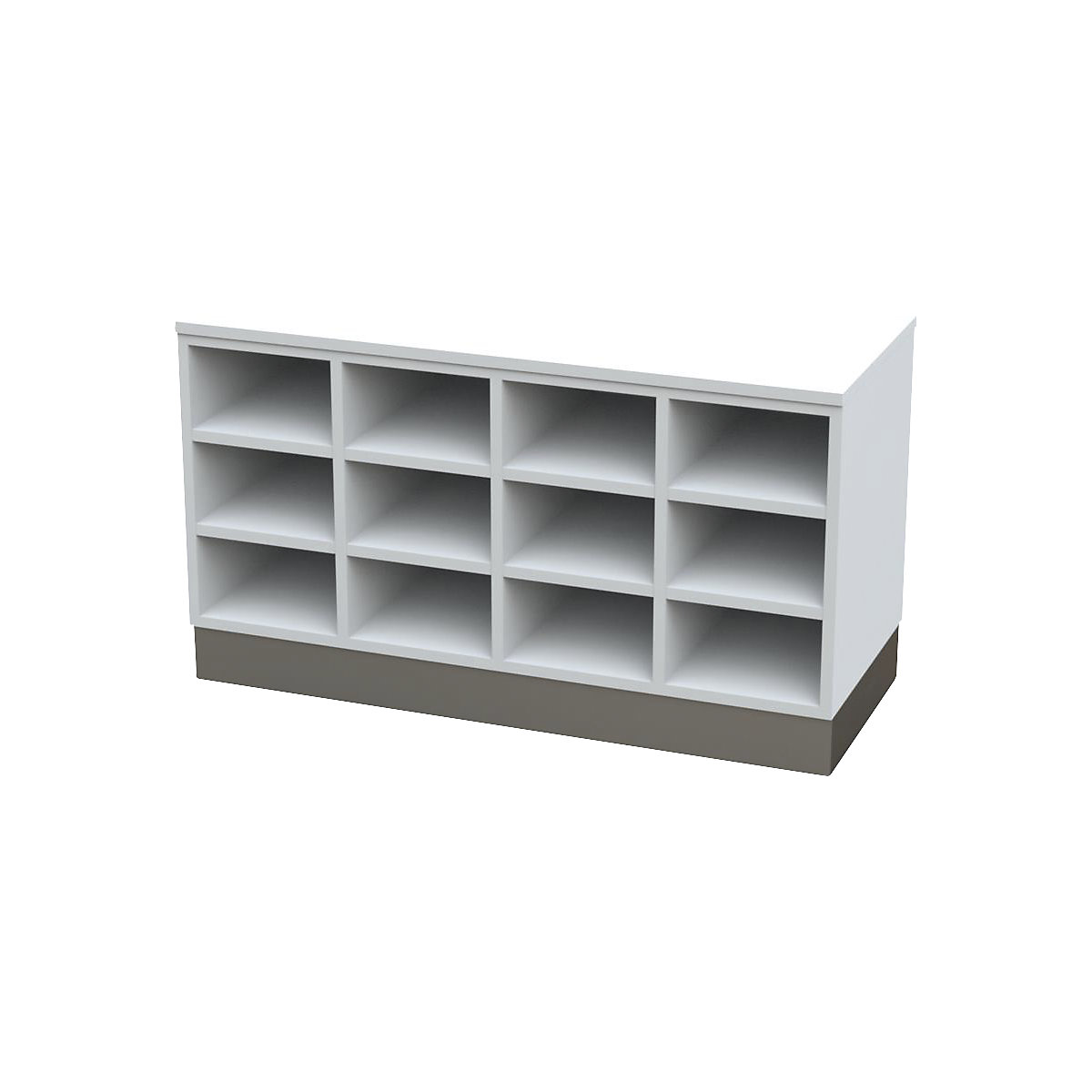 Sitover-Garderobenbank, einseitig