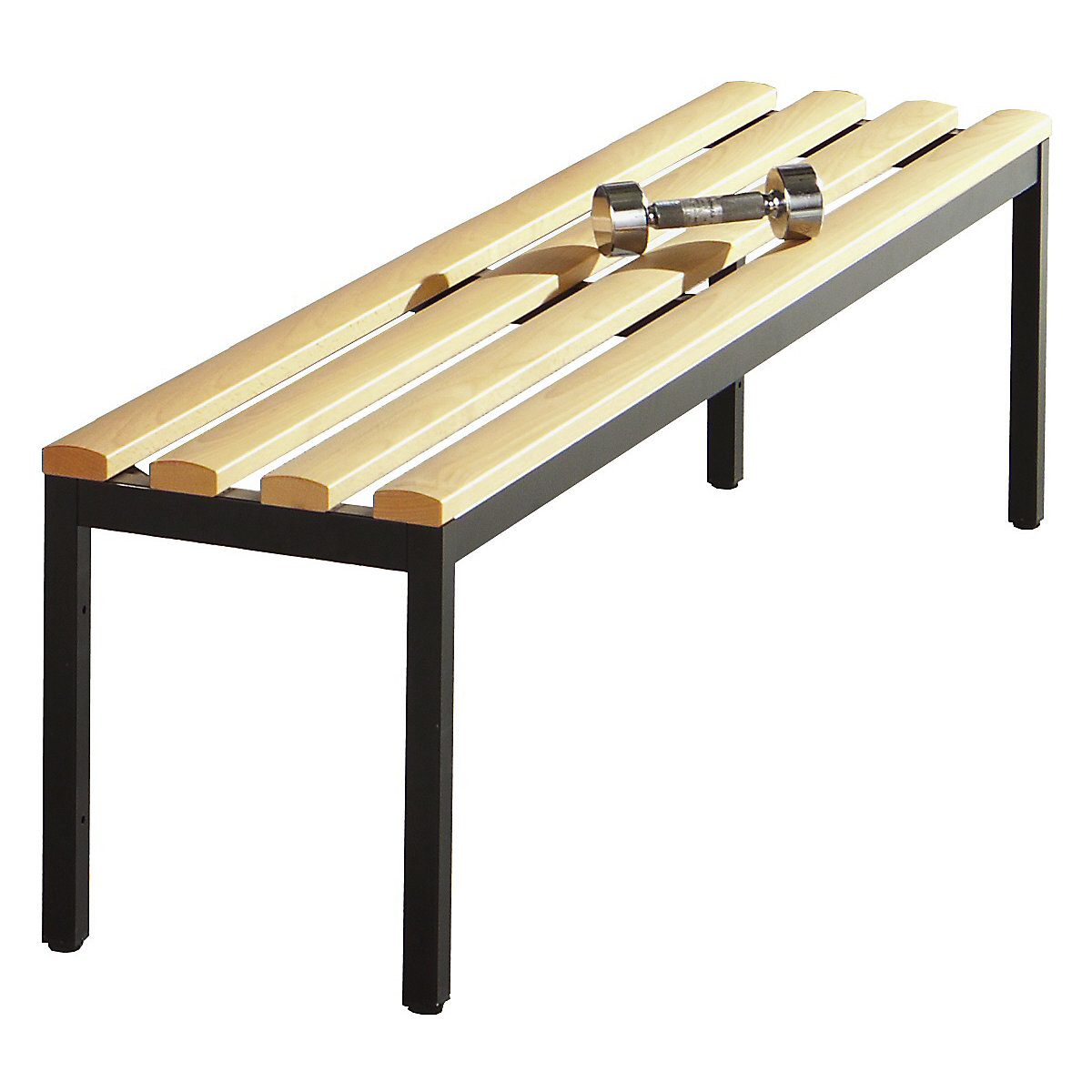 Wolf Changing Room Bench Black 150 cm 5