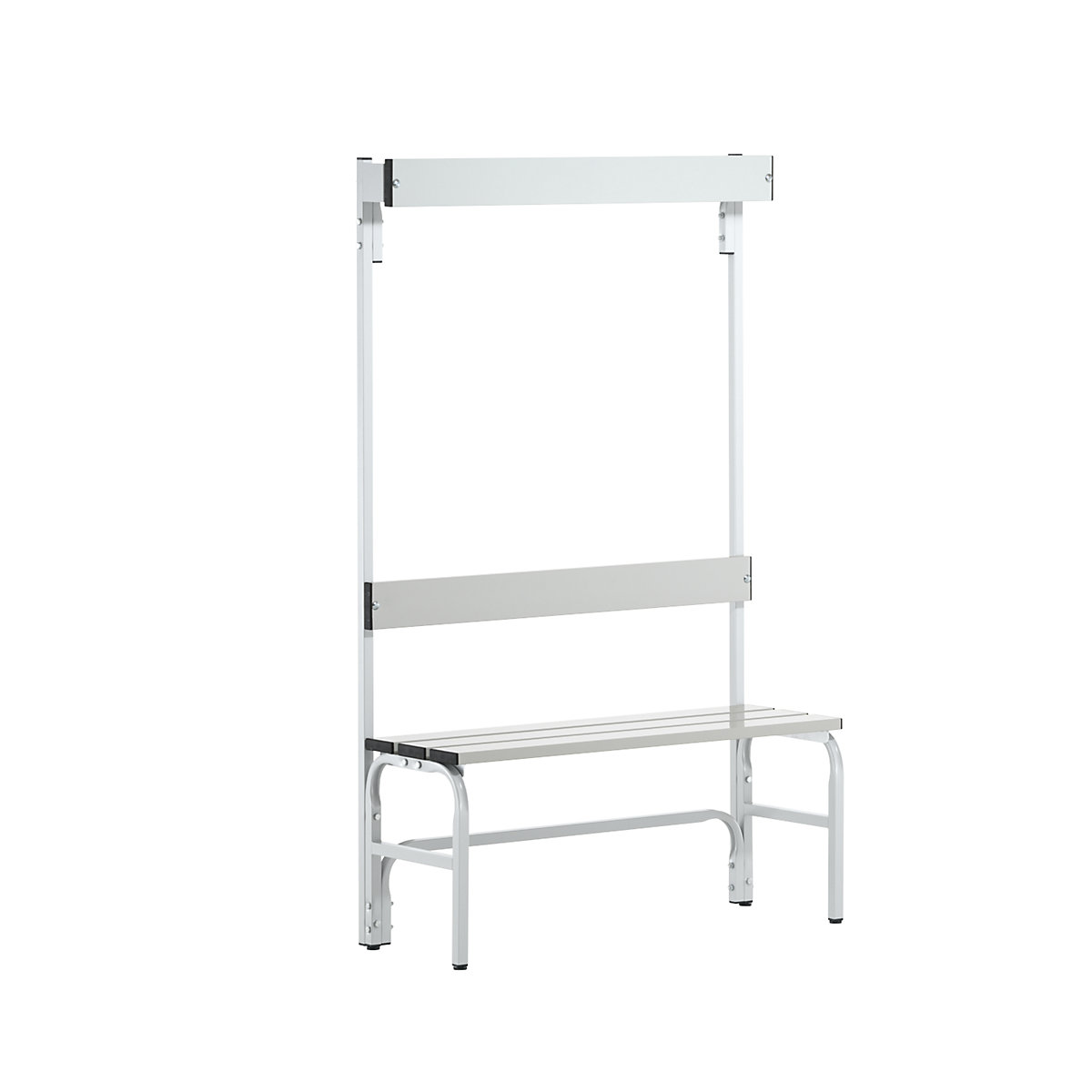 Umkleidebank mit Lehne, einseitig, SYPRO Sypro