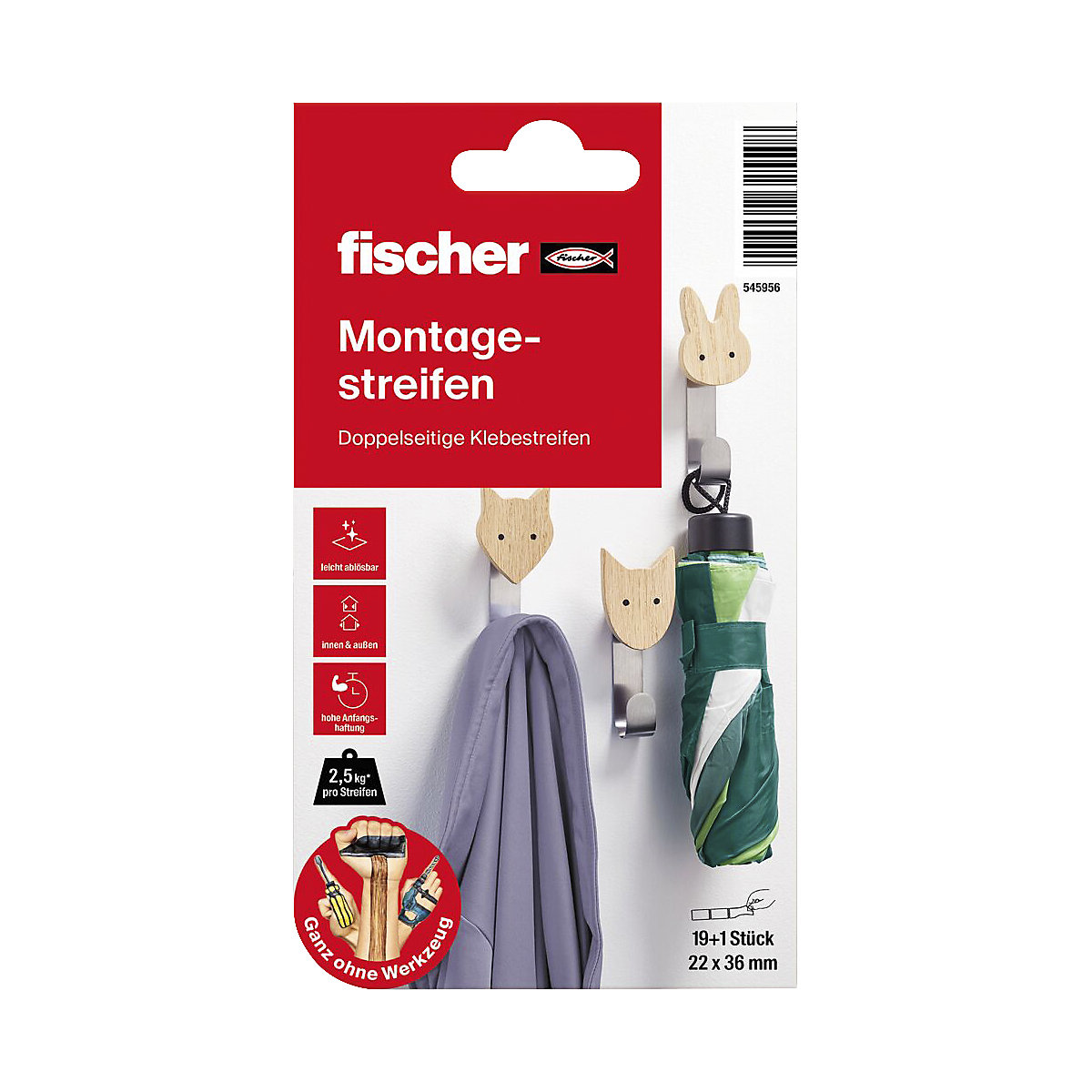 Montagestreifen fischer (Produktabbildung 8)-7