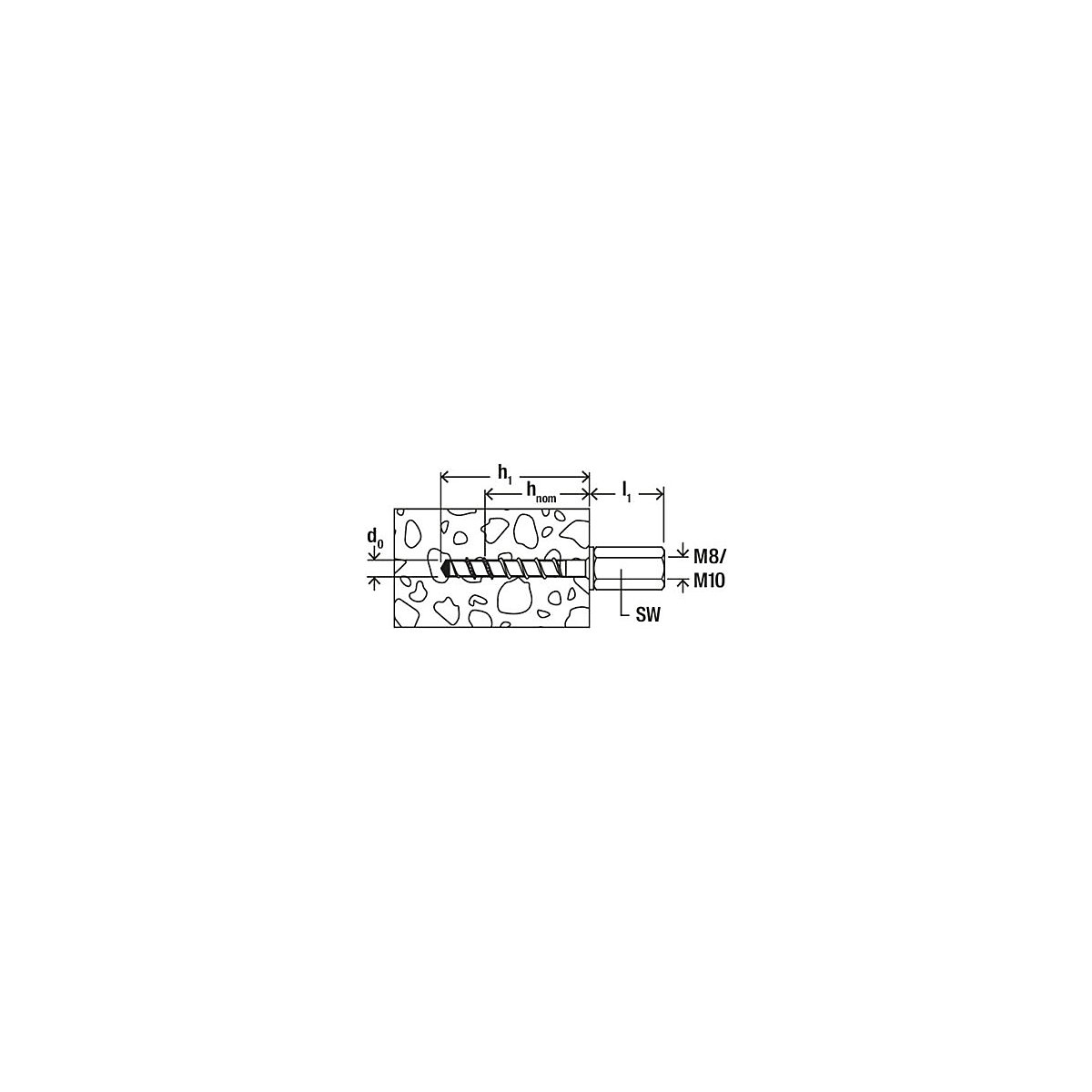 Betonschraube ULTRACUT FBS II, Innengewinde fischer (Produktabbildung 7)-6