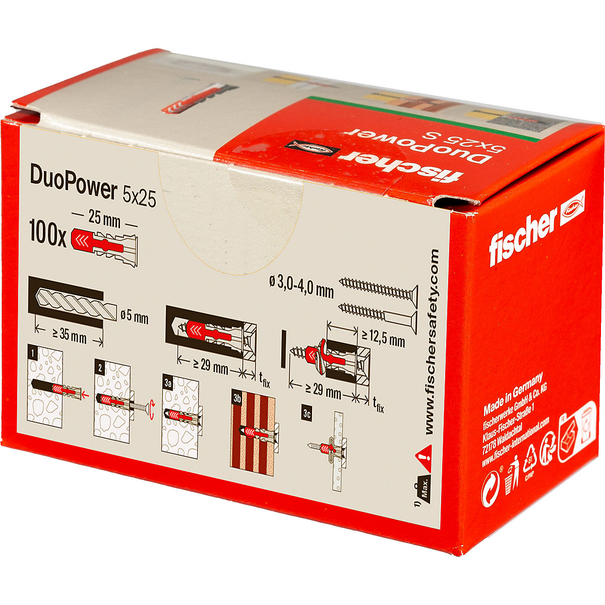 Dübel DUOPOWER fischer (Produktabbildung 2)-1