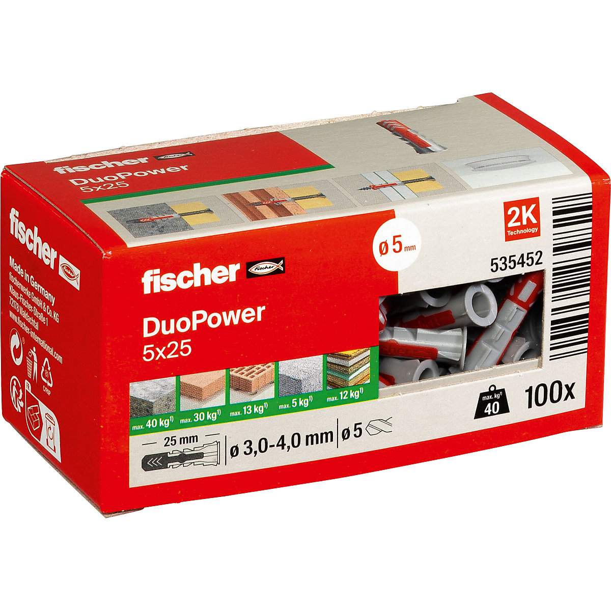 Dübel DUOPOWER fischer (Produktabbildung 4)-3