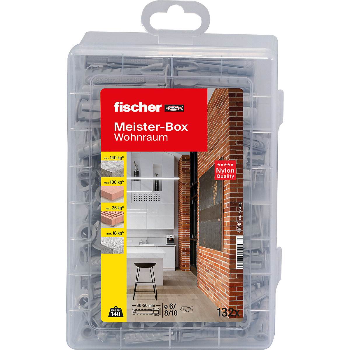 Dübelset MEISTER-BOX Wohnraum fischer (Produktabbildung 4)-3