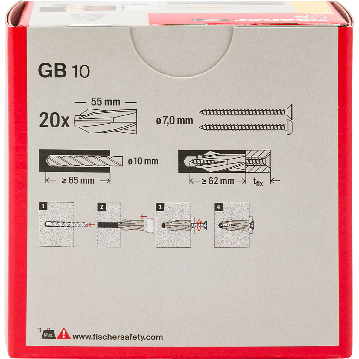 Gasbetondübel GB fischer (Produktabbildung 4)-3
