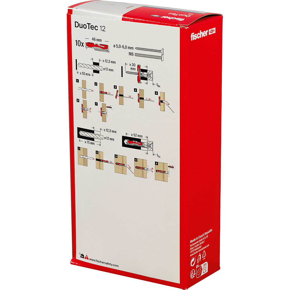 Nylon-Kippdübel DUOTEC fischer (Produktabbildung 6)-5