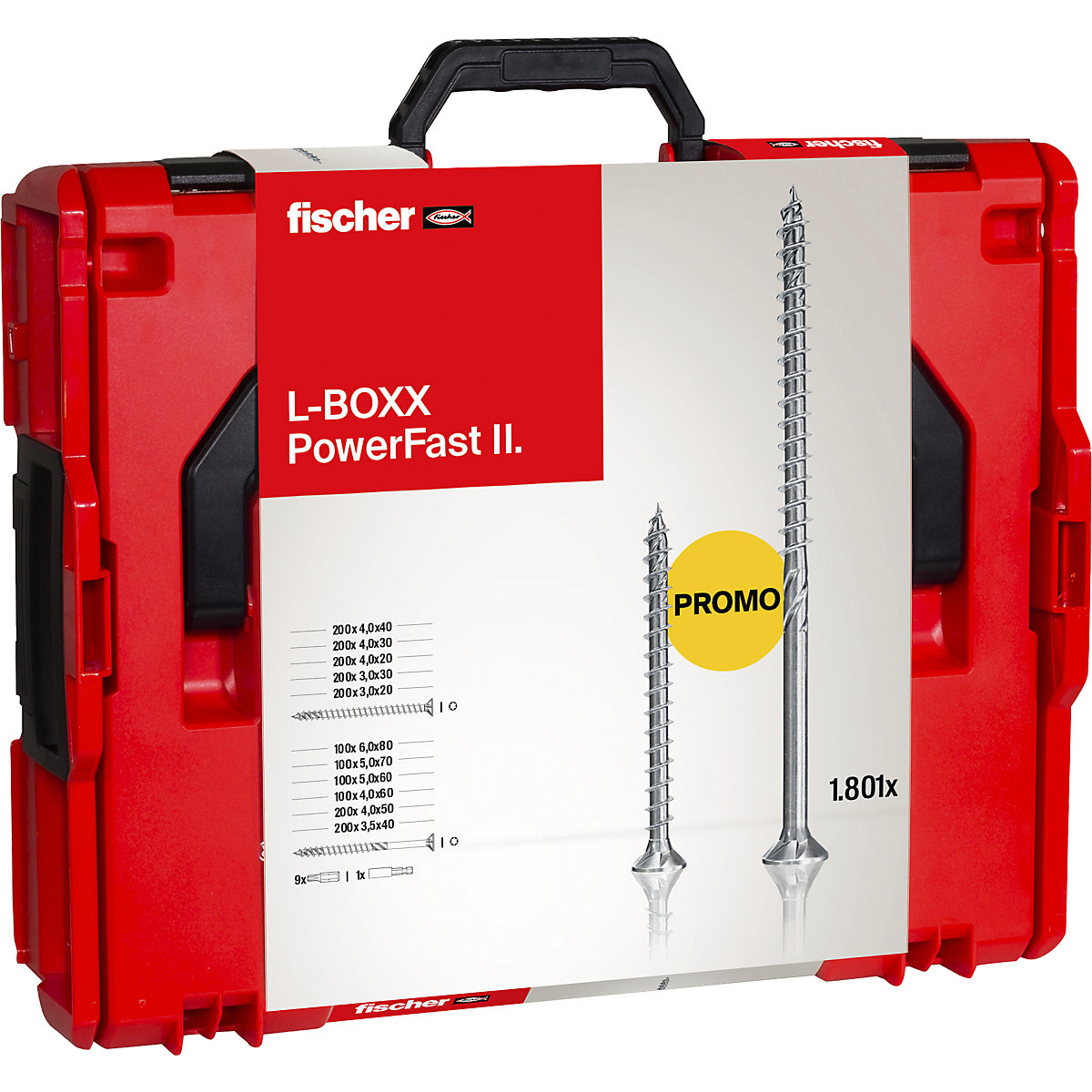 Schrauben PowerFast II L-Boxx 102 fischer (Produktabbildung 3)-2