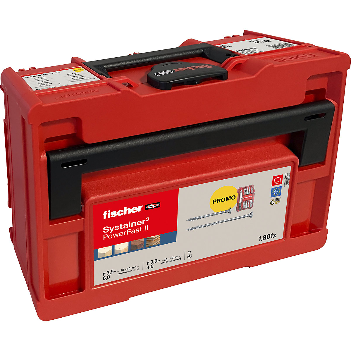 Schrauben PowerFast II Tanos Systainer-Box M137 fischer (Produktabbildung 3)-2