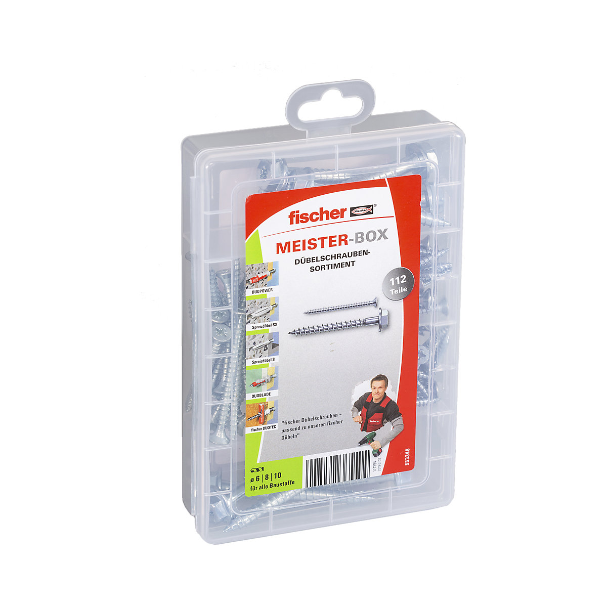 Schraubenset MEISTER-BOX Dübelschrauben fischer