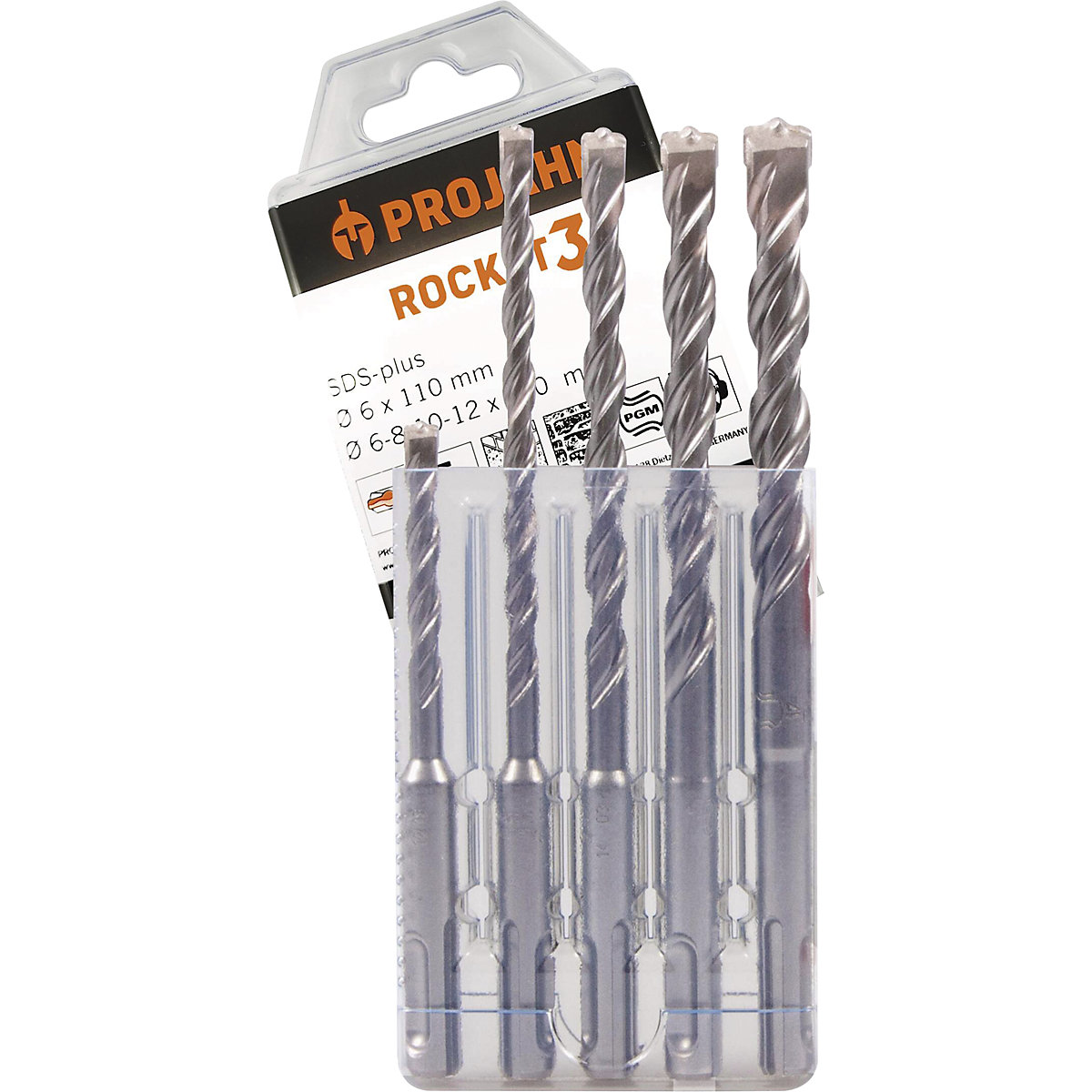Hammerbohrer-Set ROCKET 3 SDS-plus Projahn