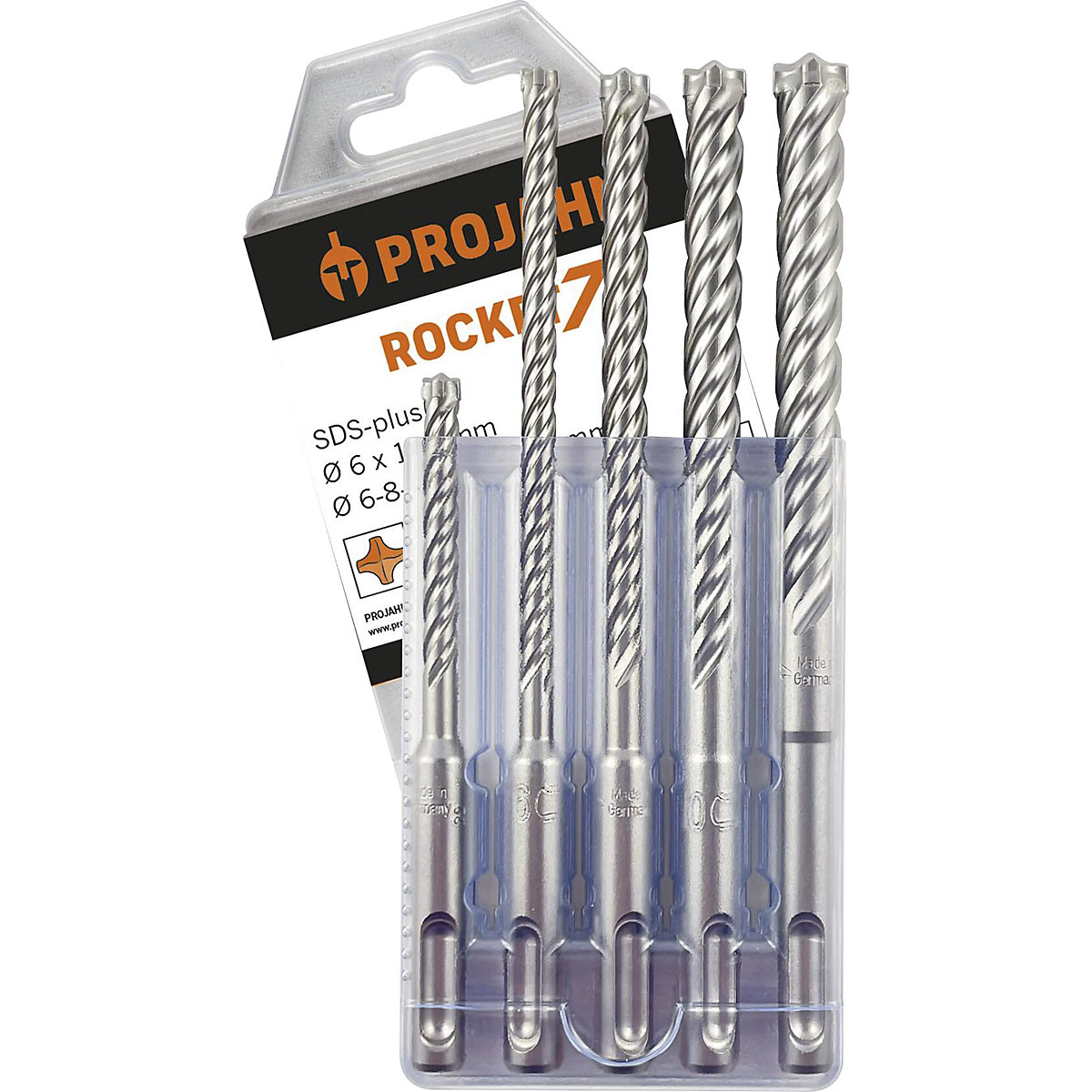 Hammerbohrer-Set ROCKET 7 SDS-plus Projahn