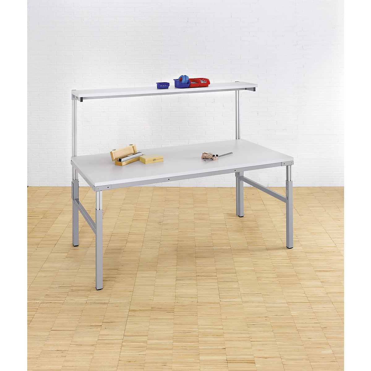 Arbeitsplatz-System, manuell höhenverstellbar von 650 - 1000 mm RAU