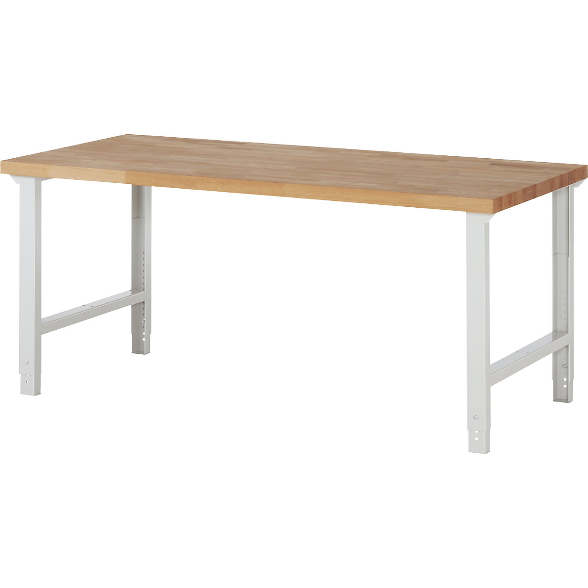 eurokraft pro 7000 Workbench with Rear System Setup Light Gray 2000x900mm 5