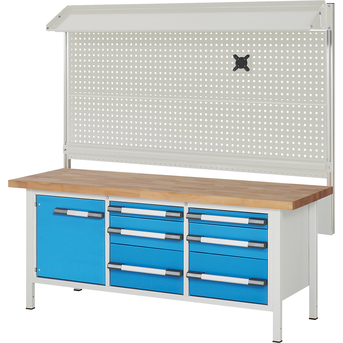 eurokraft pro 8000 Workbench Light Gray 10