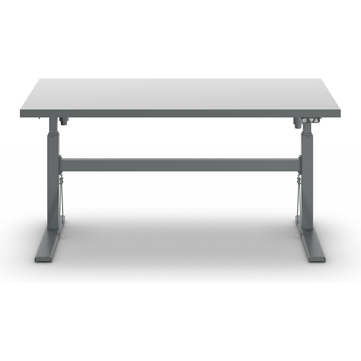 Arbeitstisch, elektrisch höhenverstellbar – Tragkraft 300 kg eurokraft pro (Produktabbildung 6)-5