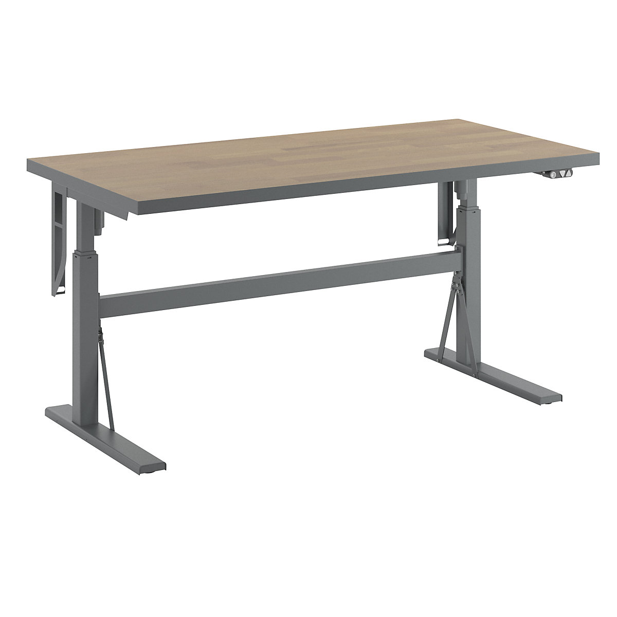 Arbeitstisch, elektrisch höhenverstellbar – Tragkraft 300 kg eurokraft pro
