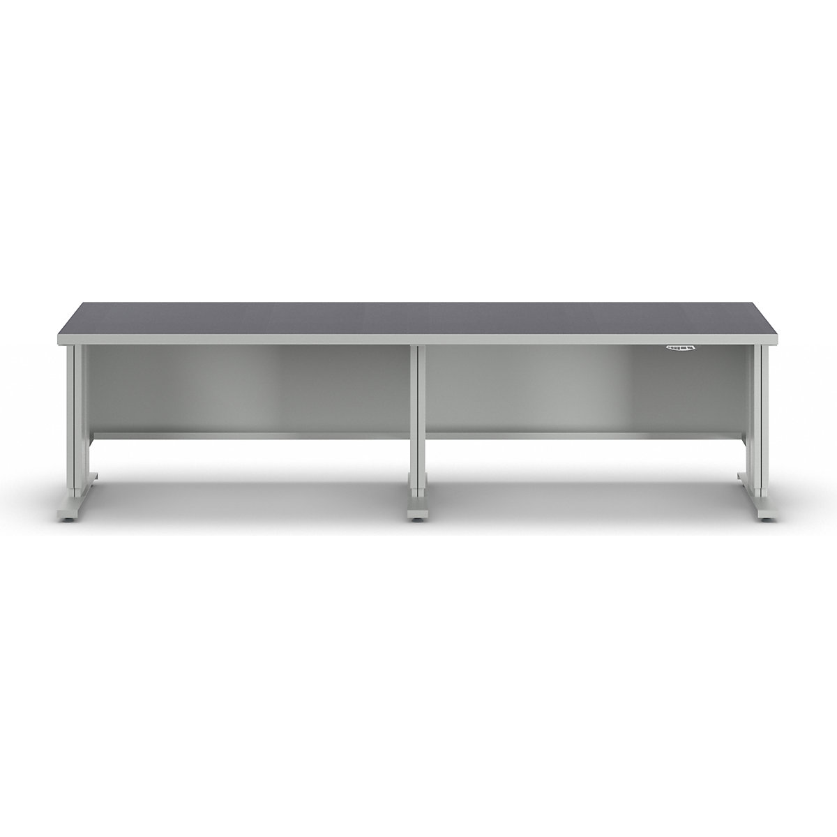 ANKE Electric Height-Adjustable Workbench 2800 mm Universal Top Light Grey 6
