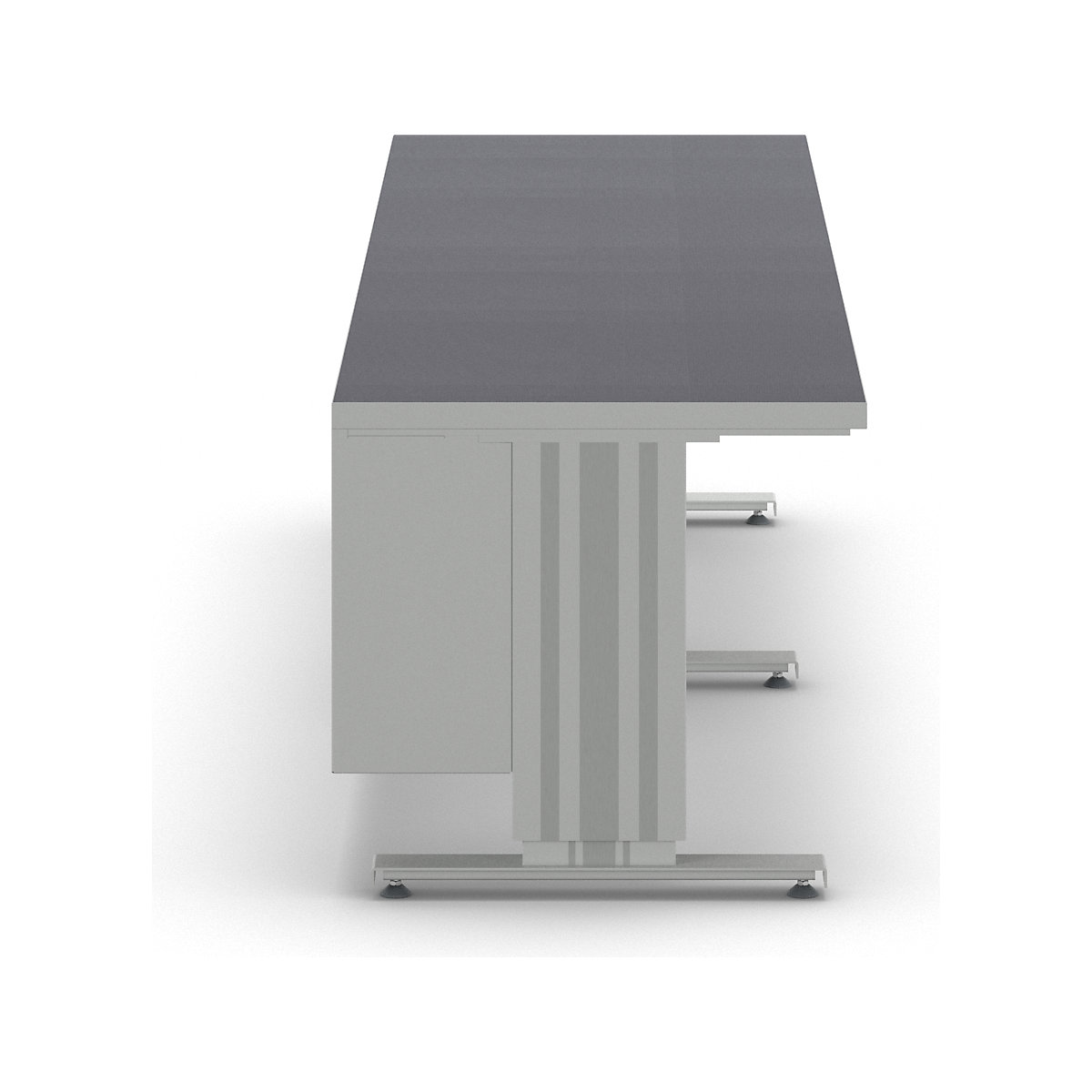 ANKE Electric Height-Adjustable Workbench 2800 mm Universal Top Light Grey 7
