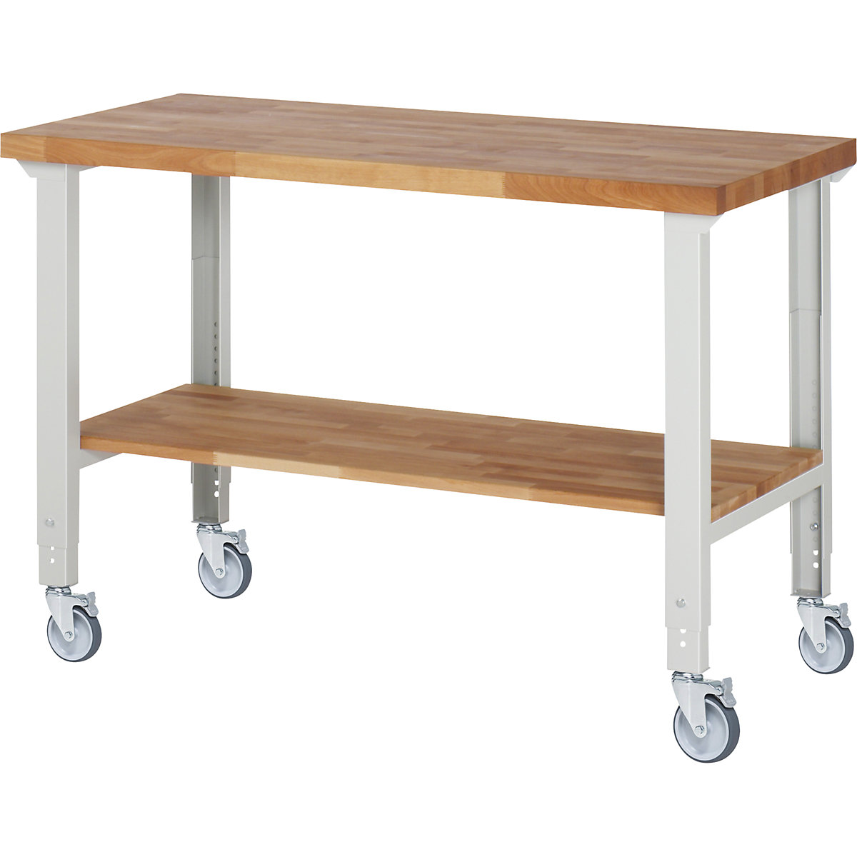 eurokraft pro Serie 7000 Mobile Workbench Light Gray 2