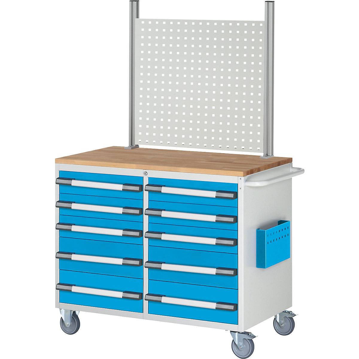 Kompaktwerkbank, fahrbar eurokraft pro