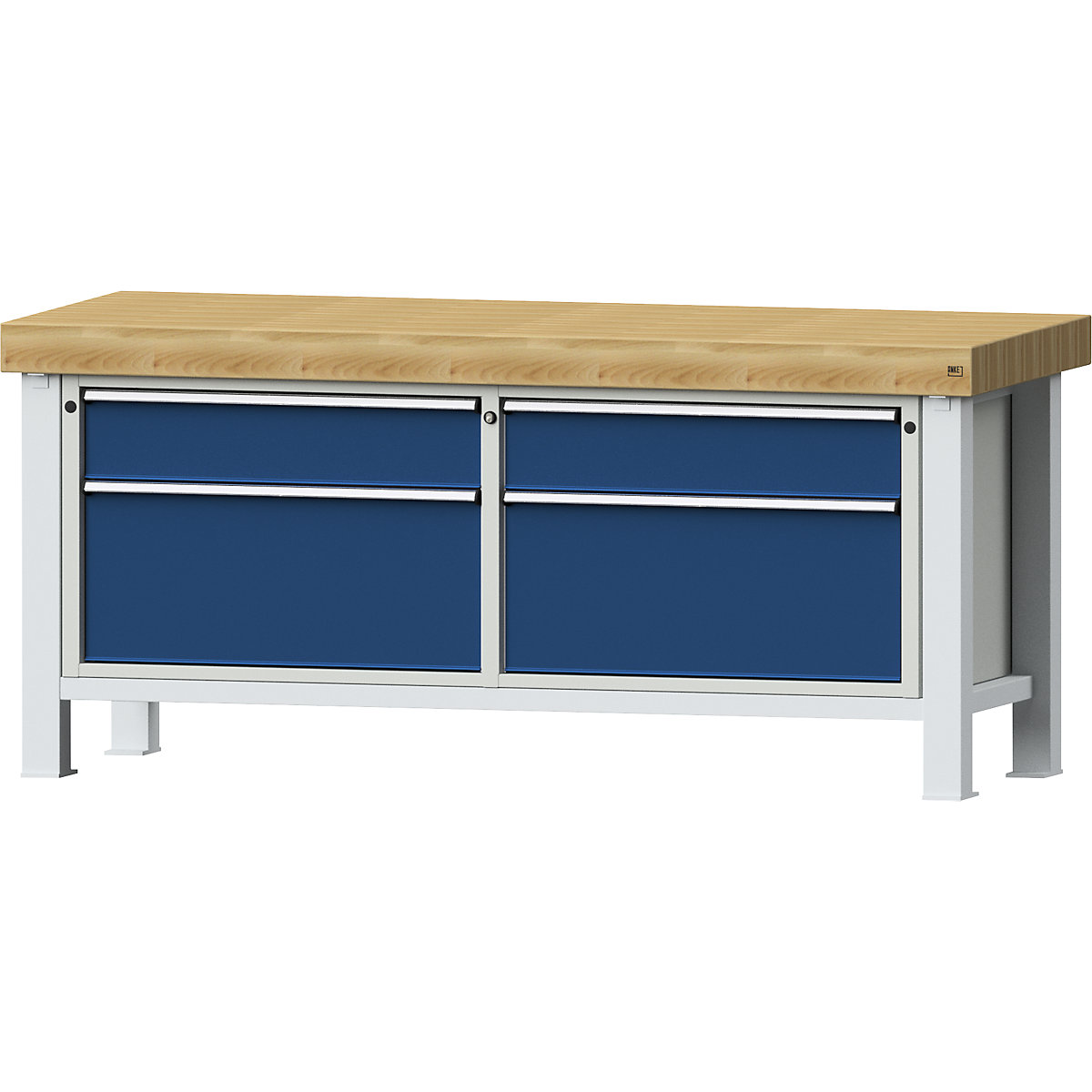 ANKE Heavy Duty Workbench Solid Beech 2000x800mm 4