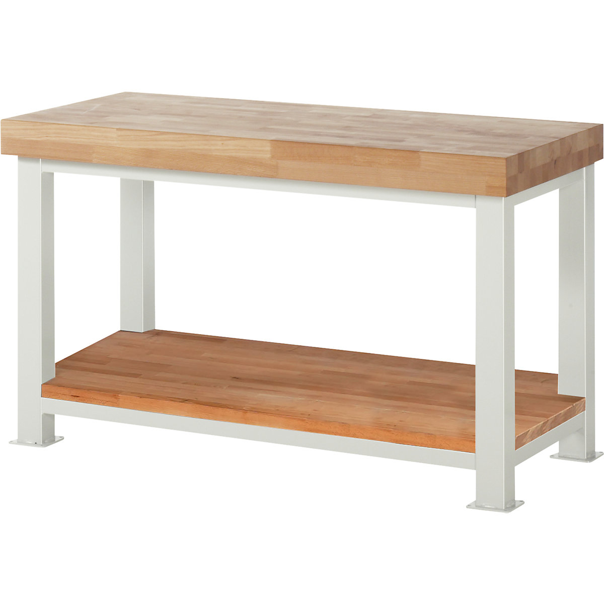 eurokraft pro Heavy Duty Workbench Light Grey 1500x700mm 3