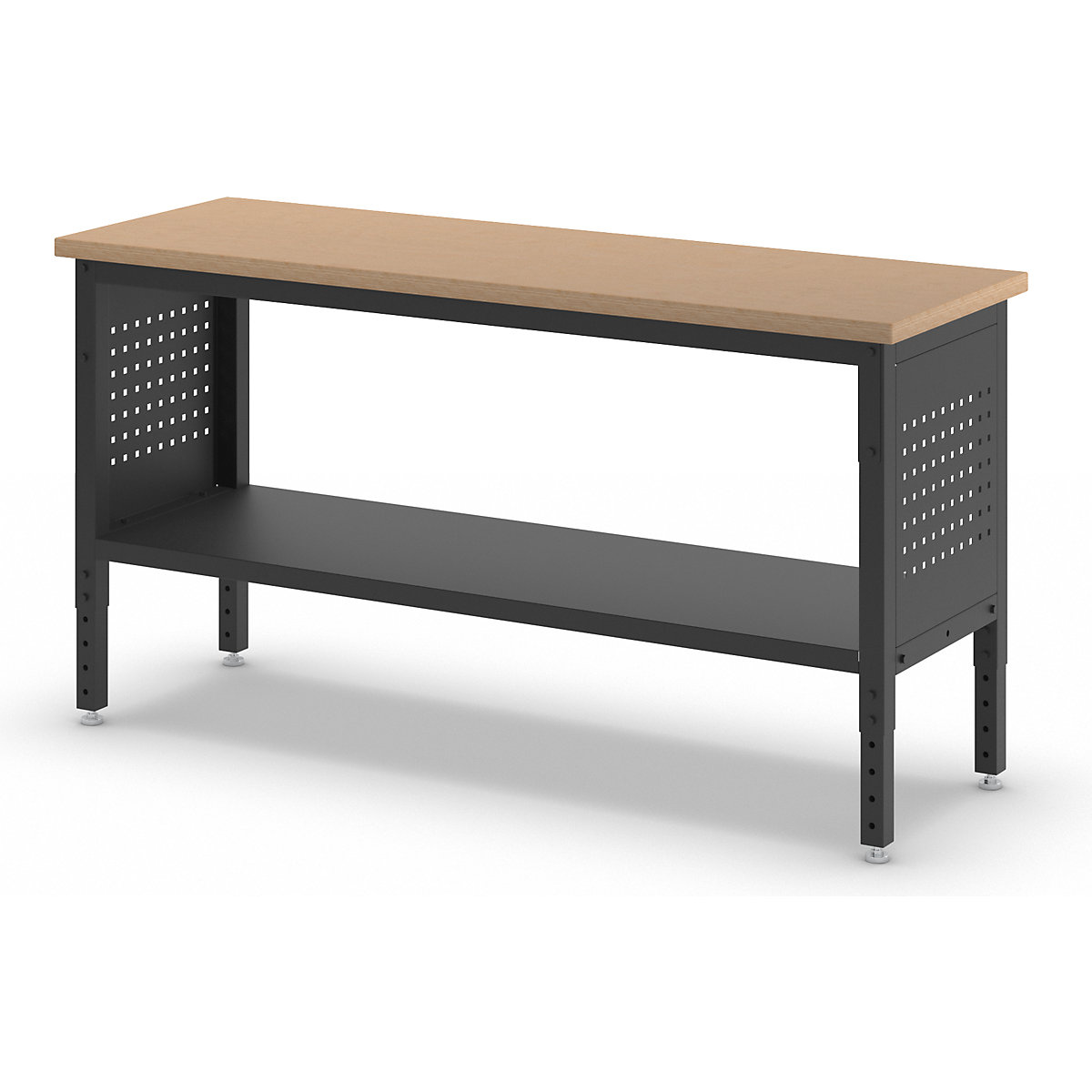 Kaiserkraft BLACKLINE Workbench Black 1829x610mm 6