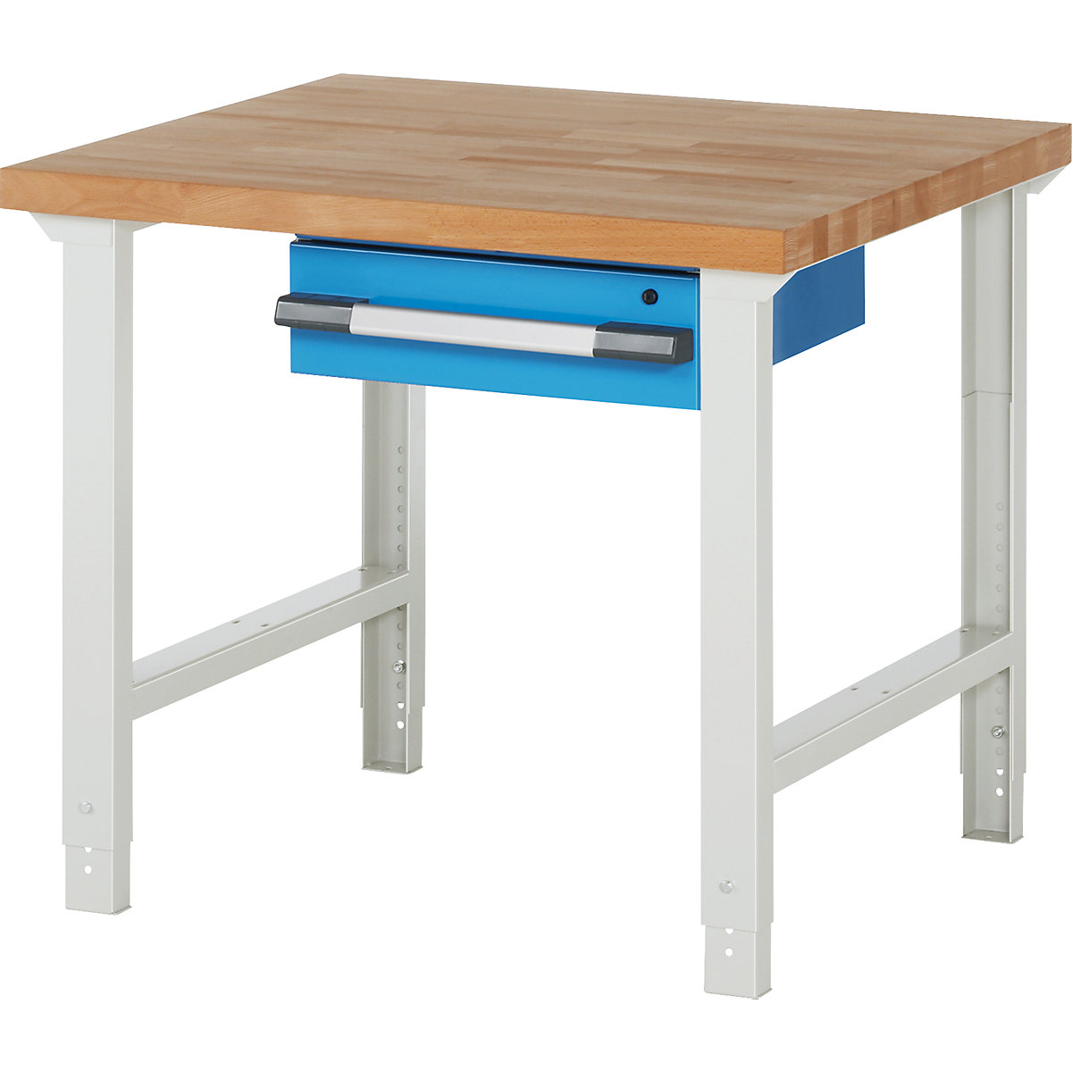 eurokraft pro Workbench Modular System Series 7000 1 Drawer Light Blue/Light Grey 1000x900mm 4