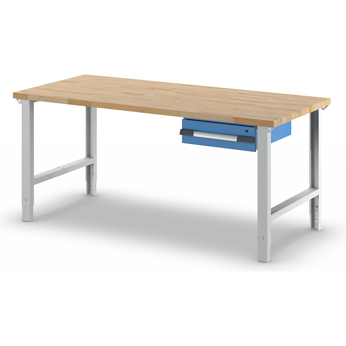 eurokraft pro Workbench Modular System Series 7000 Light Blue/Light Gray 2000x900mm 5