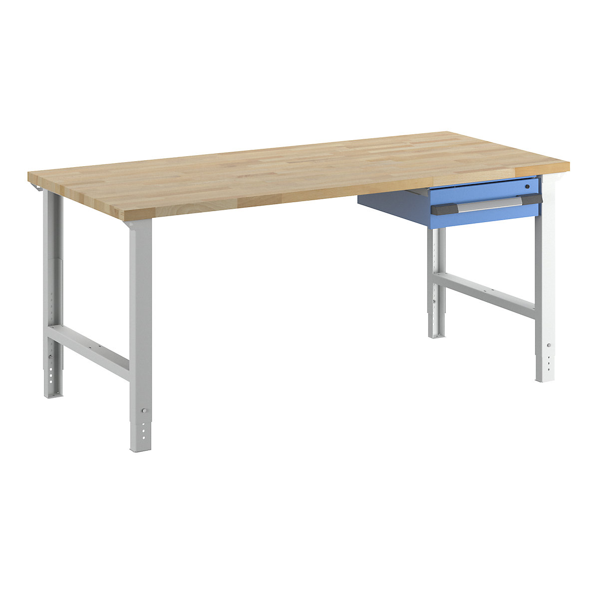 eurokraft pro Workbench Modular System Series 7000 Light Blue/Light Gray 2000x900mm 3