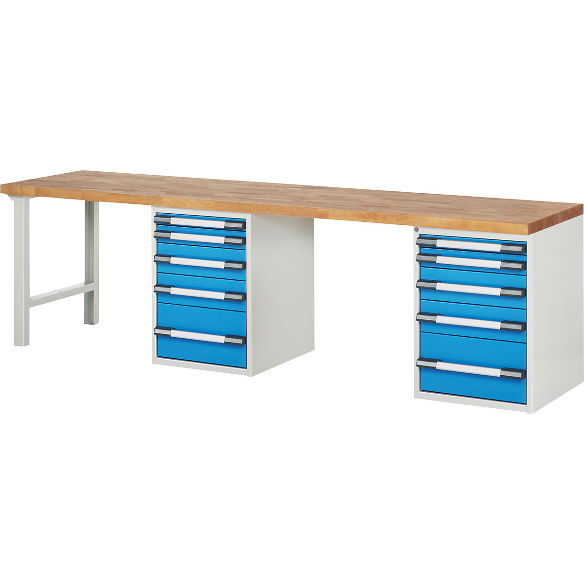 eurokraft pro 7000 Workbench Light Gray 3000x700mm 3