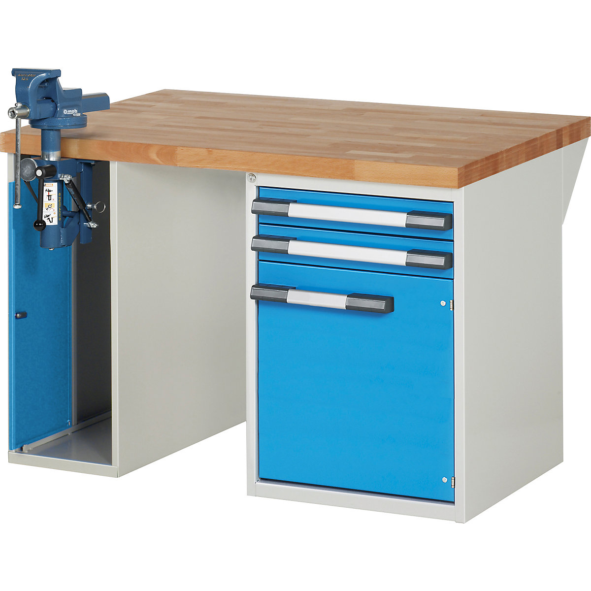 eurokraft pro Serie 7000 Workbench Light Gray 3