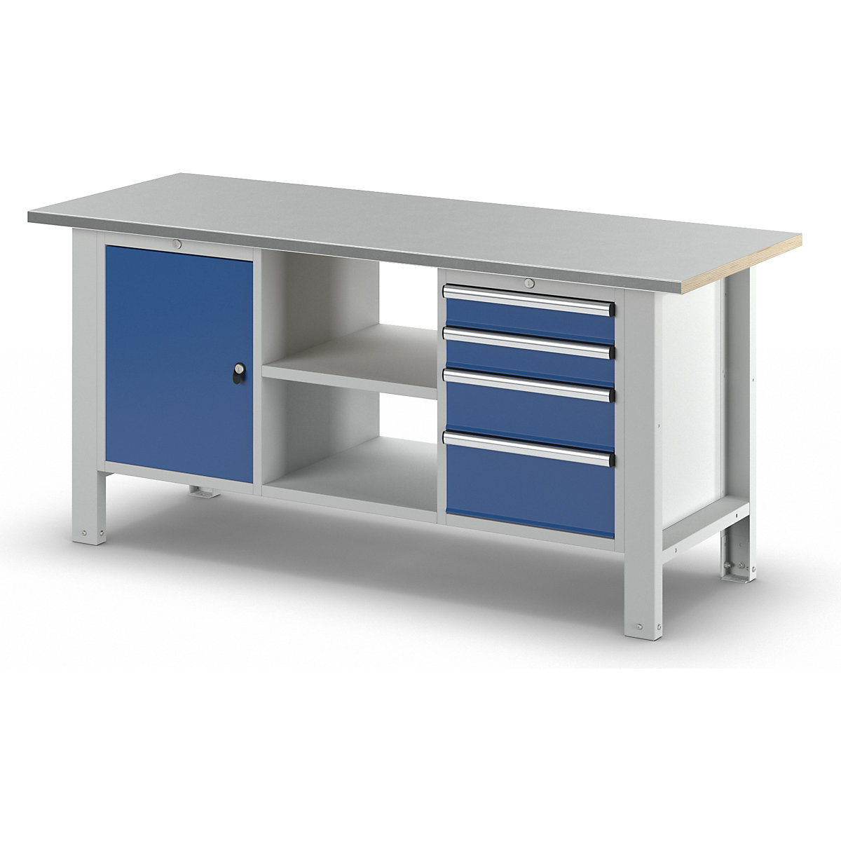 Werkbank, Baukastensystem eurokraft basic (Produktabbildung 3)-2
