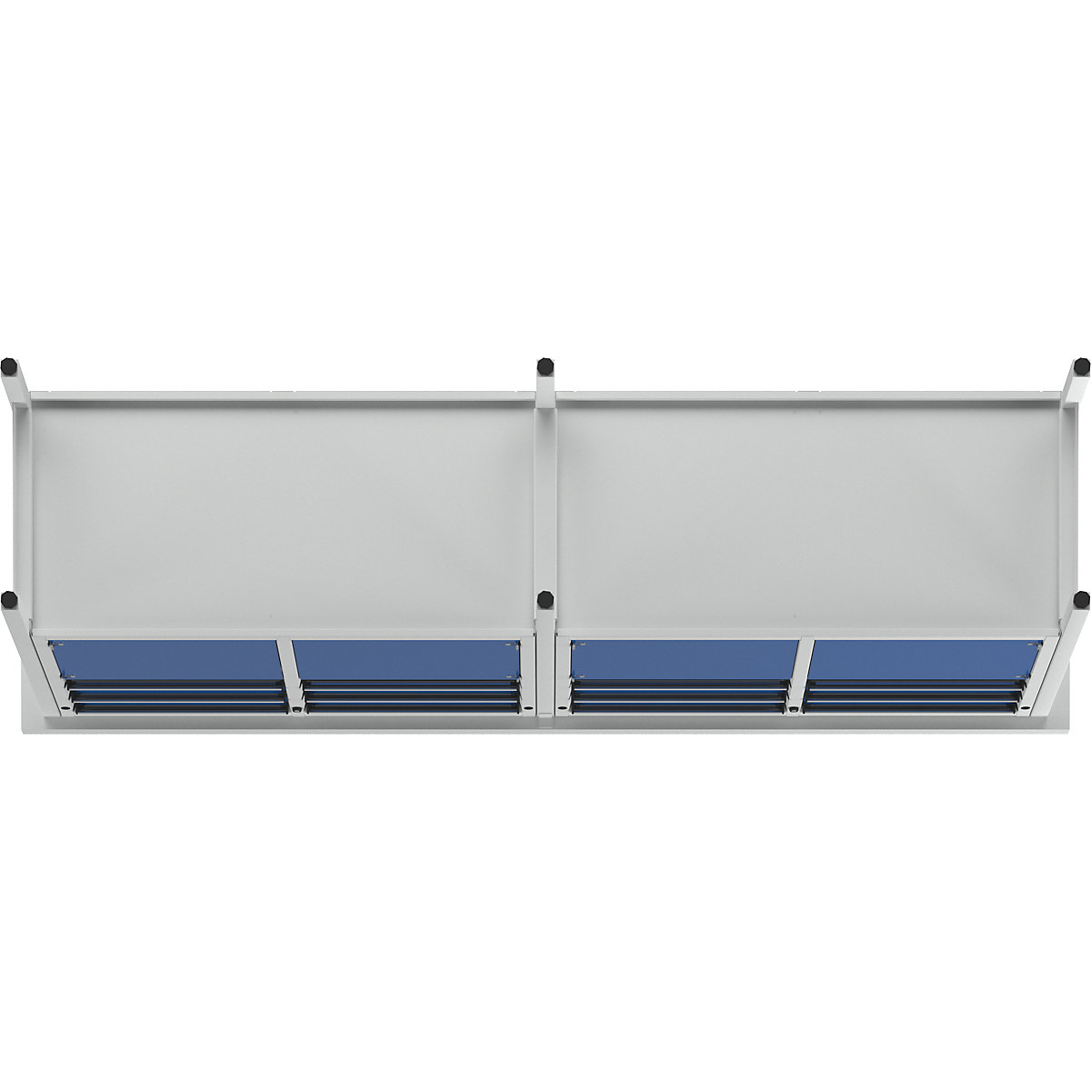 ANKE Workbench Frame Construction 2800 mm Light Grey/Gentian Blue 8