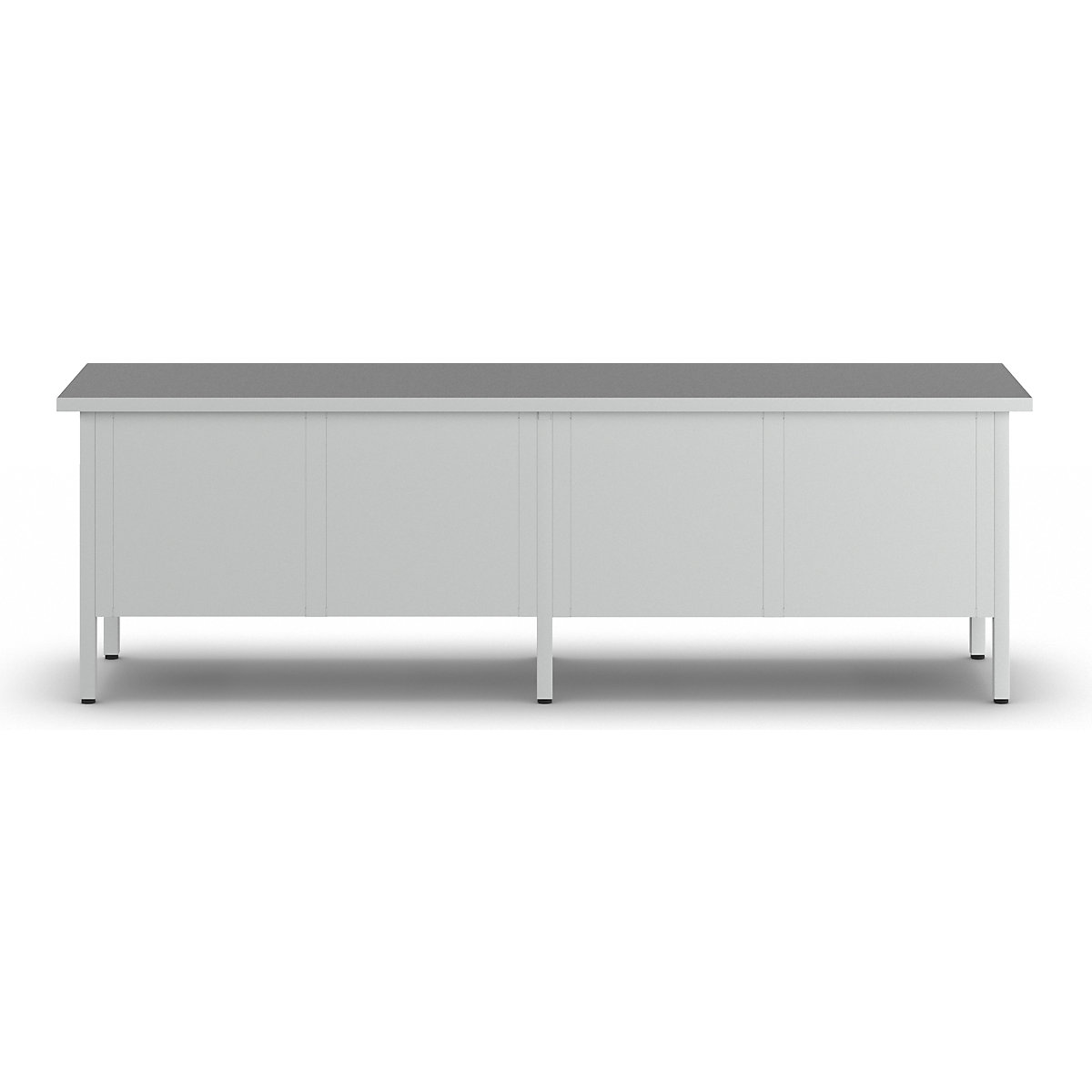ANKE Workbench Frame 2800mm Light Gray/Gentian Blue 10